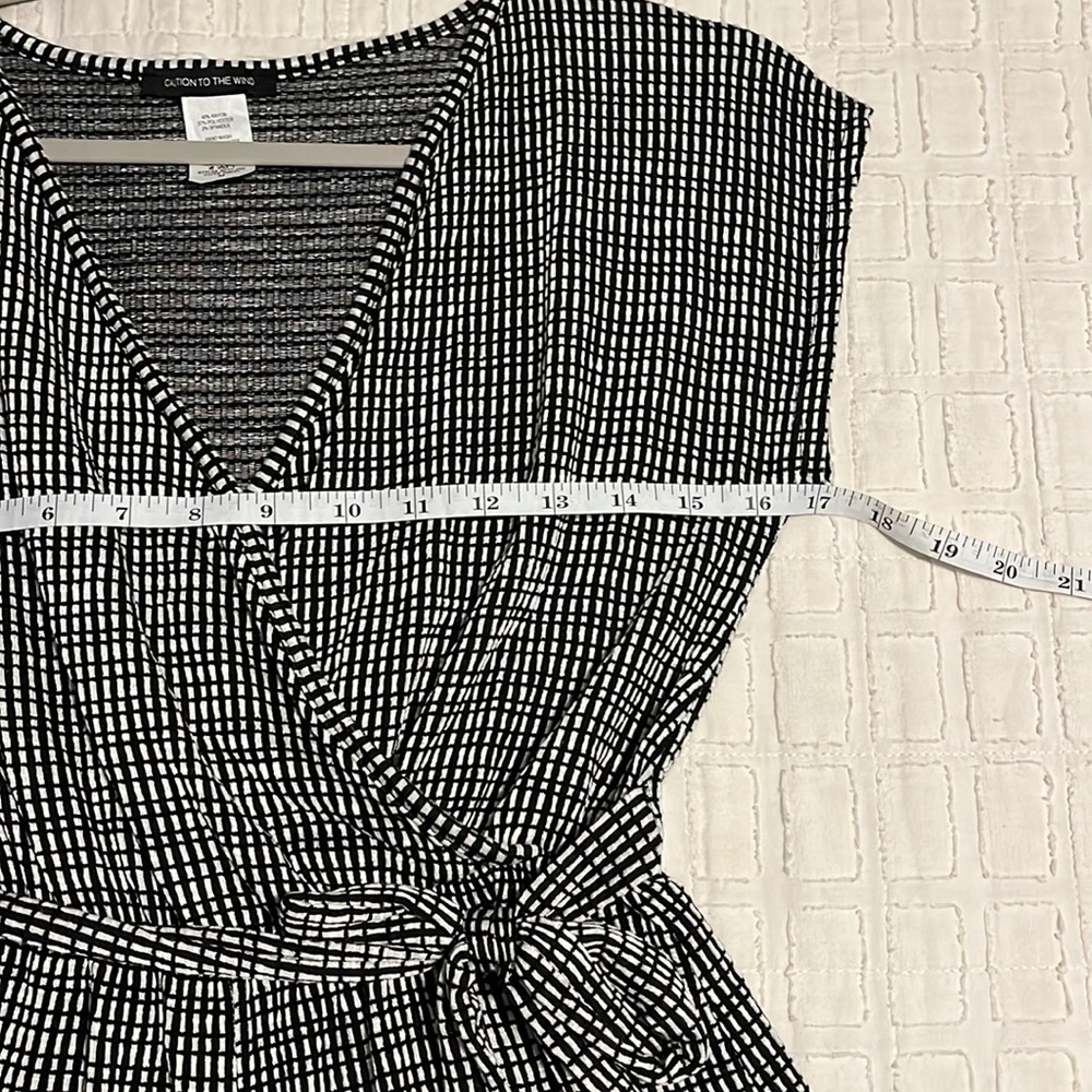 Black and White Romper